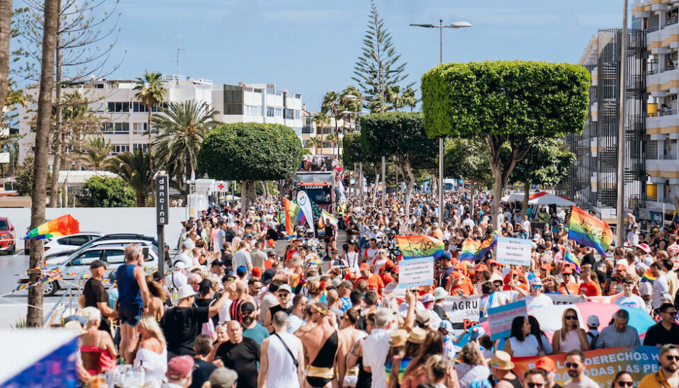 Fra Pride-paraden.