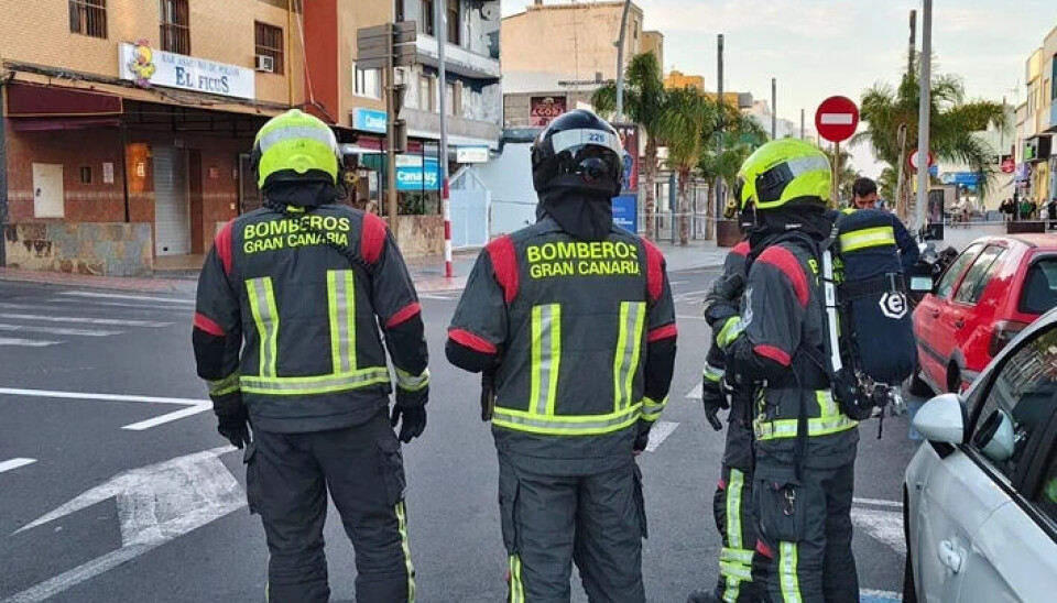 GASSLEKKASJE: En lekkasje førte til stor-evakuering i Vecindario, sørvest på Gran Canaria.