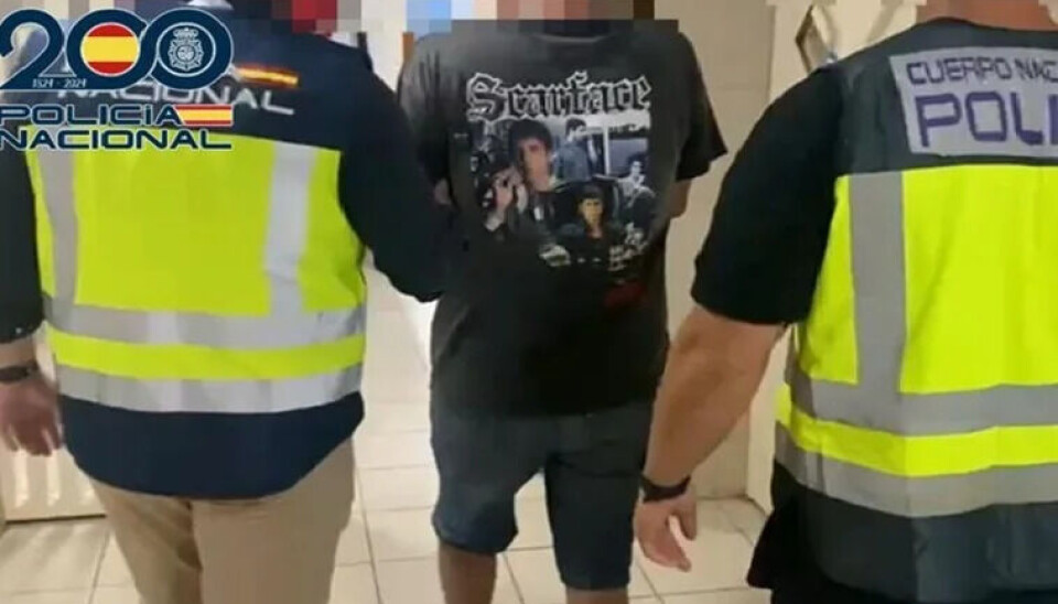 Her pågripes den mistenkte 40-åringen.