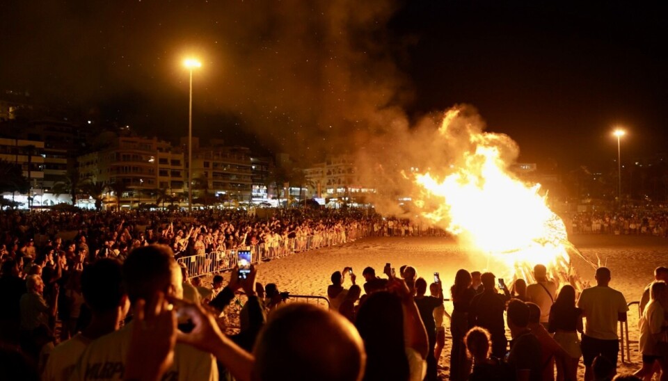 Sankthans på Tenerife.
