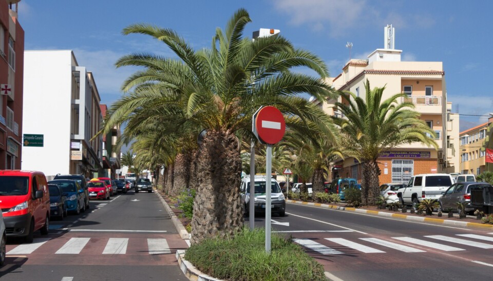 Arkivfoto fra San Isidro på Tenerife.