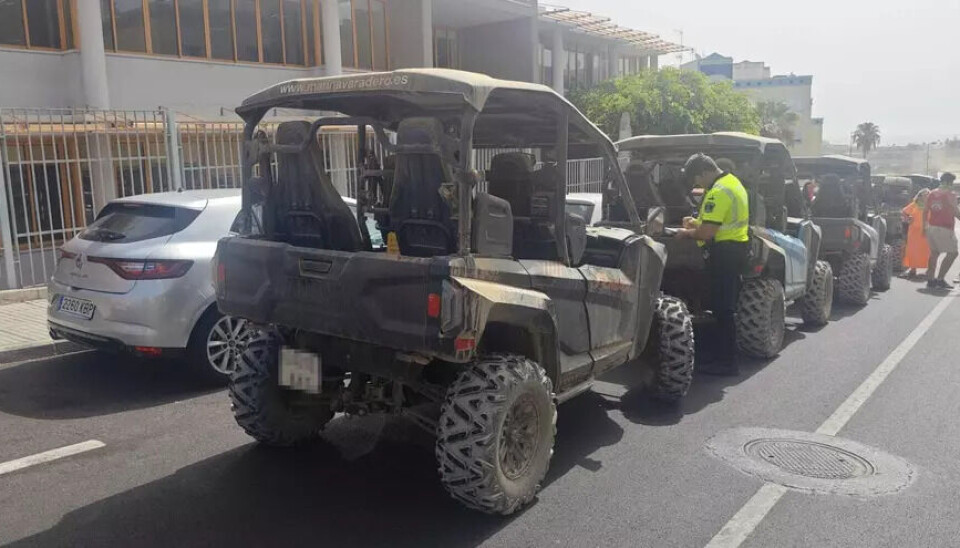STORKONTROLL: I august har det vært flere storkontroller sør på Gran Canaria.
