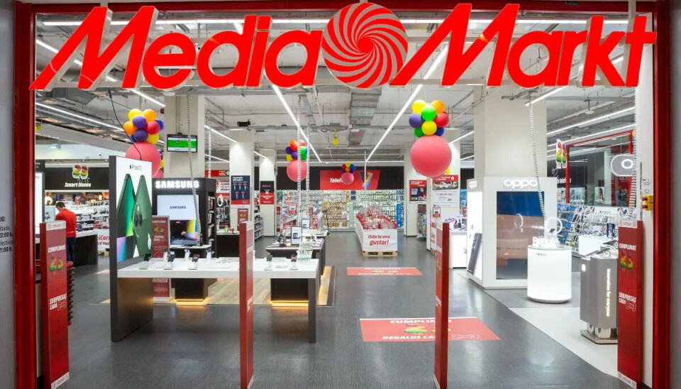Arkivfoto av en Media Markt-butikk.