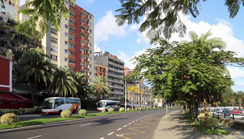 Et arkivfoto av Santa Cruz de la Palma.