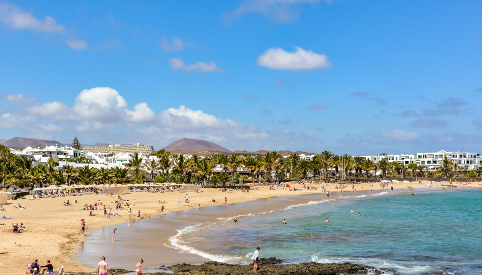 Costa Teguise på Lanzarote.