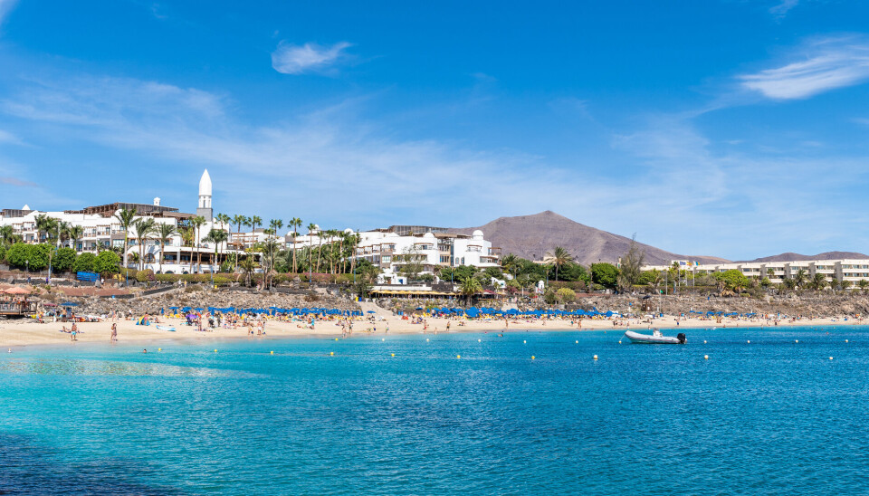 Playa Blanca på Lanzarote.
