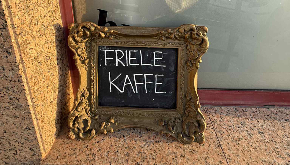 KAFFE: Og intet mindre enn Friele er godt nok.