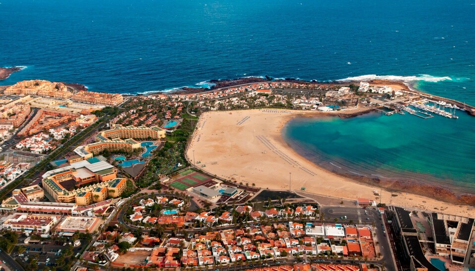 Arkivfoto fra Caleta de Fuste.