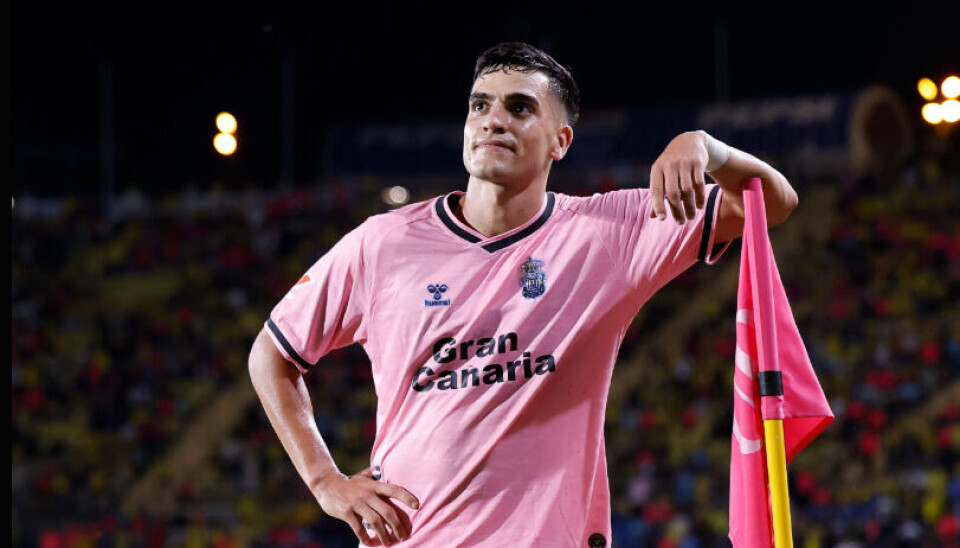 SCORET: Ale García scoret 1-0 målet til Las Palmas.