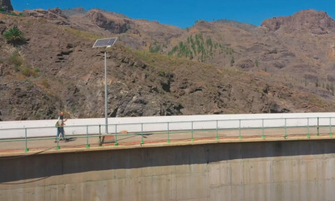 Vannkraftverk tar form i fjellet på Gran Canaria