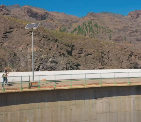 Vannkraftverk tar form i fjellet på Gran Canaria