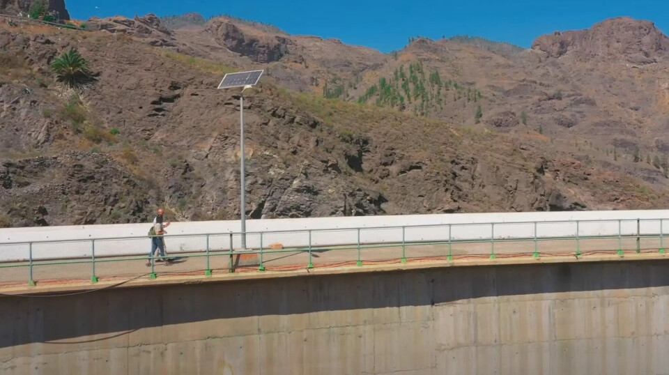 Vannkraftverk tar form i fjellet på Gran Canaria