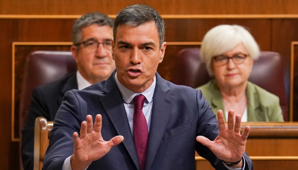 Spanias statsminister, Pedro Sánchez.