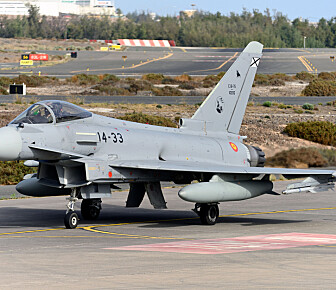 Eurofighter-flyene kommer til Gran Canaria sommeren 2026