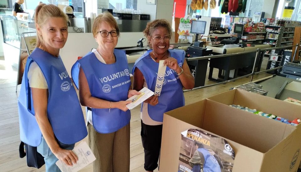 FRIVILLIGE: Operasjon Kilo er avhengige av frivillige som organiserer innsamlingen.