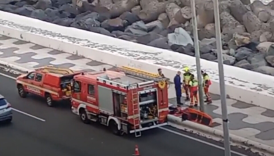 FANT DØD MANN: En politimann skal ha reagert på sterk lukt i området.