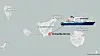 Kart over Tenerife med et cruiseskip markert ved Granadilla-havnen.