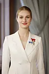 Prinsesse Leonor av Asturias er Spanias tronarving. For tiden gjør hun seg ferdig med utdanning i militæret, før hun skal studere statsvitenskap.