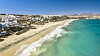 Arkivfoto av Costa Calma på Fuerteventura.
